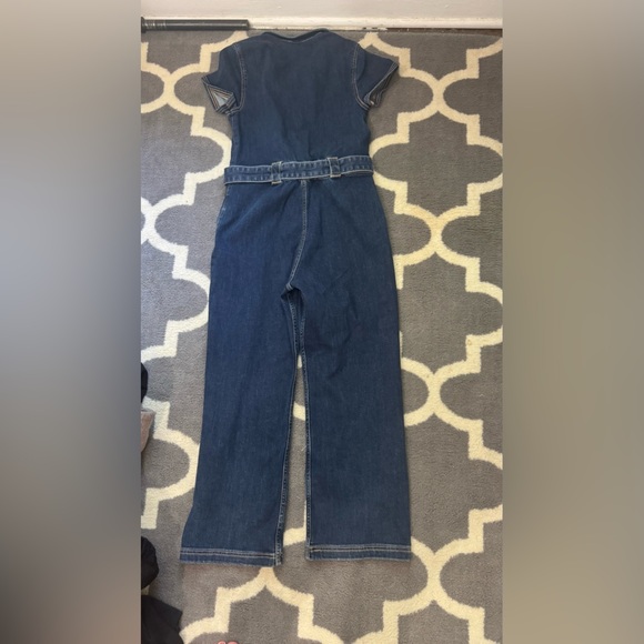 Abercrombie Kids Blue Denim Overalls - Picture 2 of 3